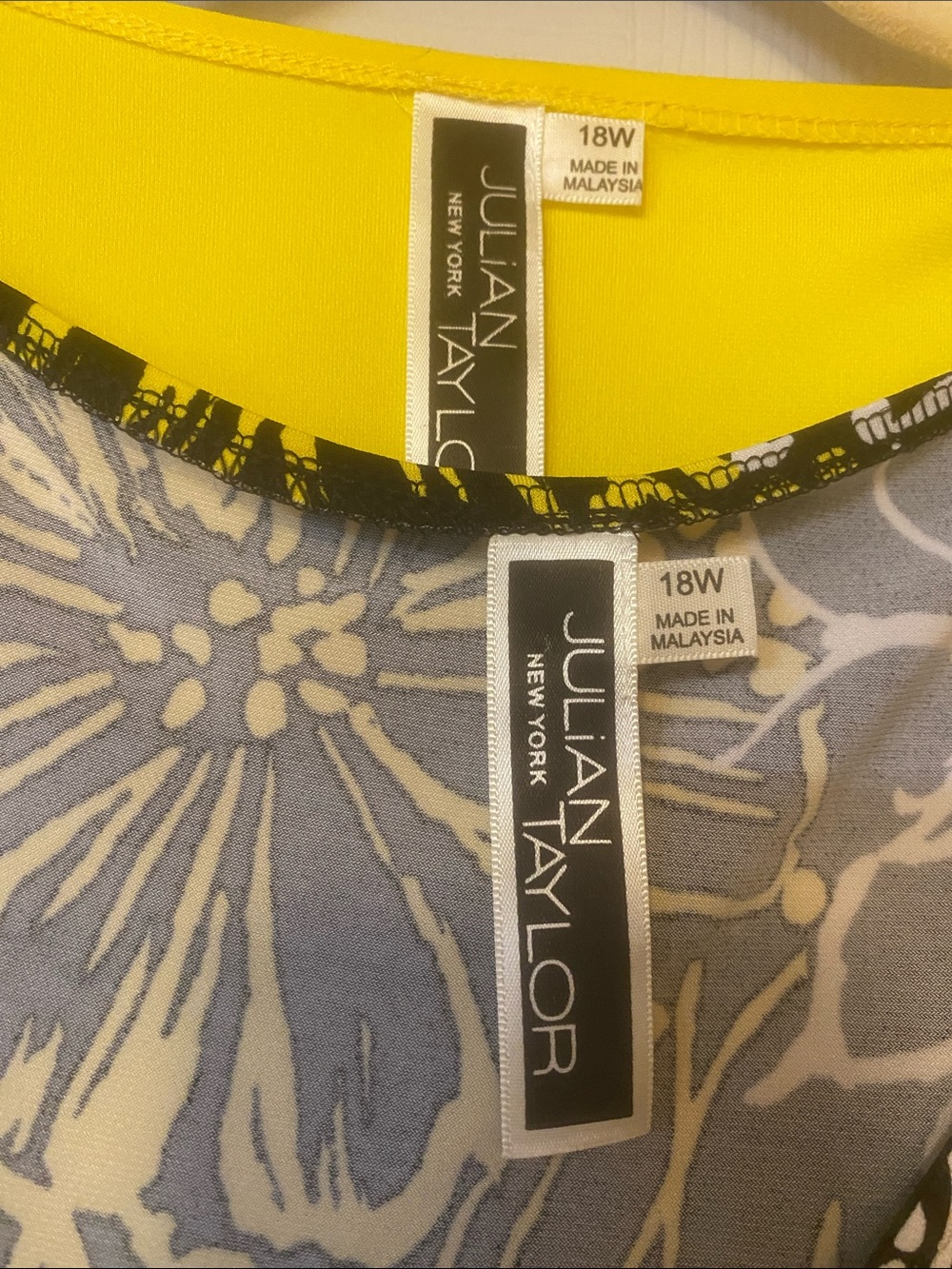 Julian Taylor Yellow and Black Floral Midi Dress with Yellow Bolero - Picture 2 of 3